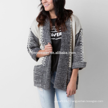 New Style Knit Wool Sweater Scarf Collar Women Cardigan women sweater